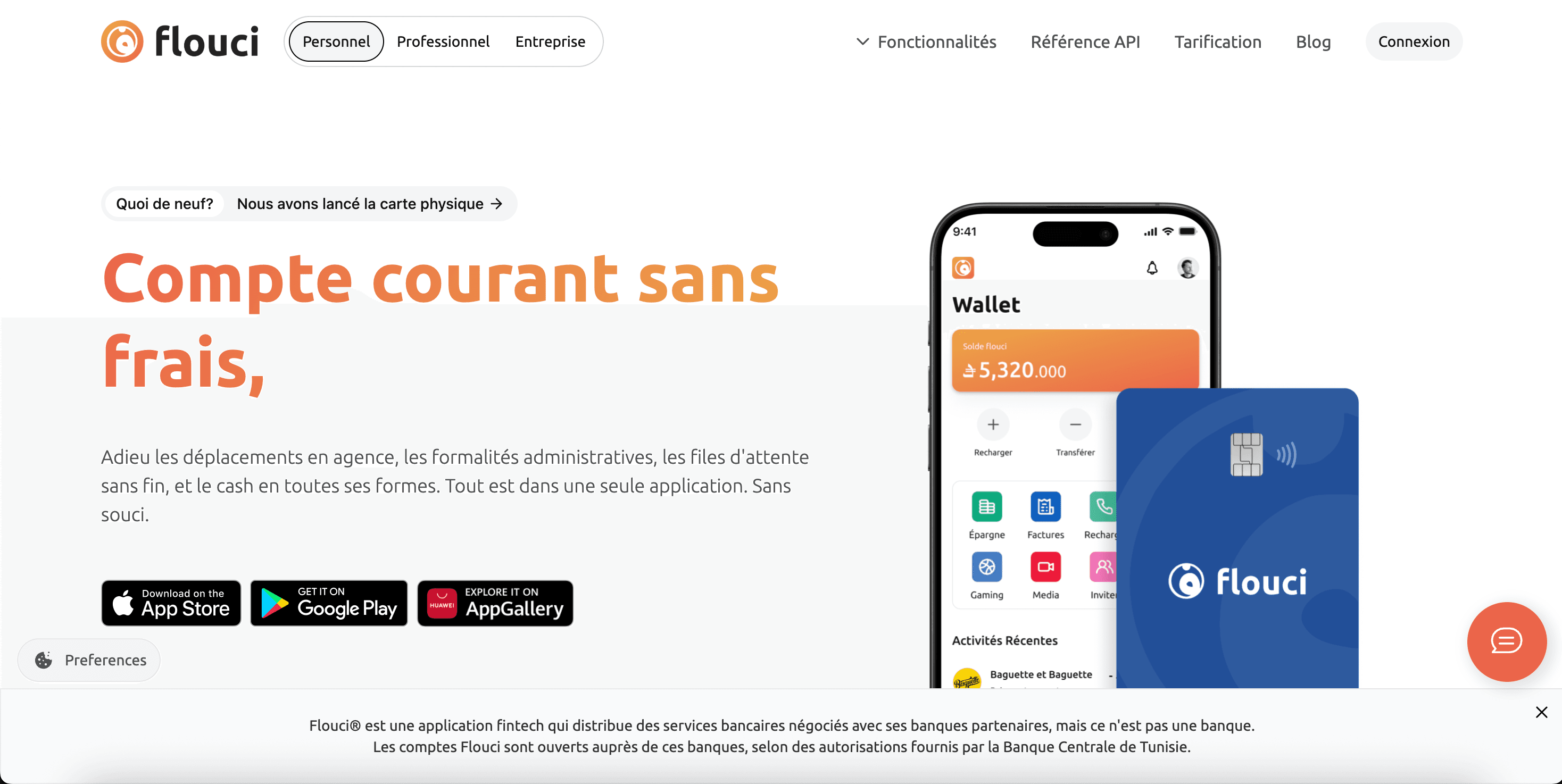 Flouci Mobile App